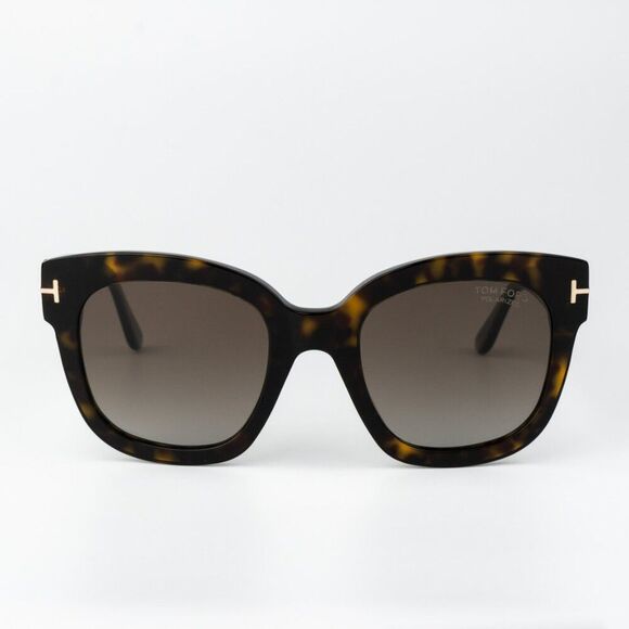 Tom Ford Women Sunglasses Havana Brown Gradient Polarized BEATRIX FT0613/S 52H - Picture 3 of 13